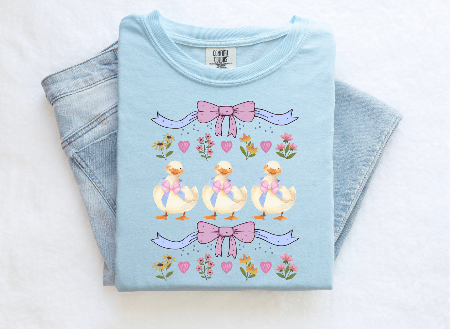 Coquette Goose Bow Shirt