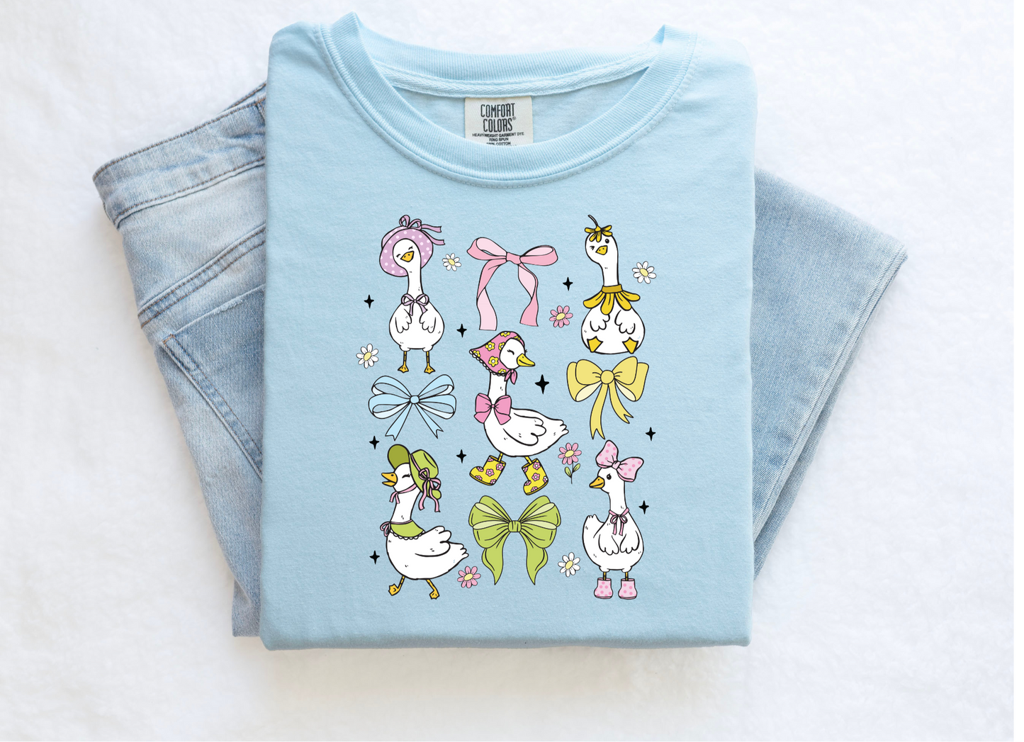 Coquette Goose Bow Shirt