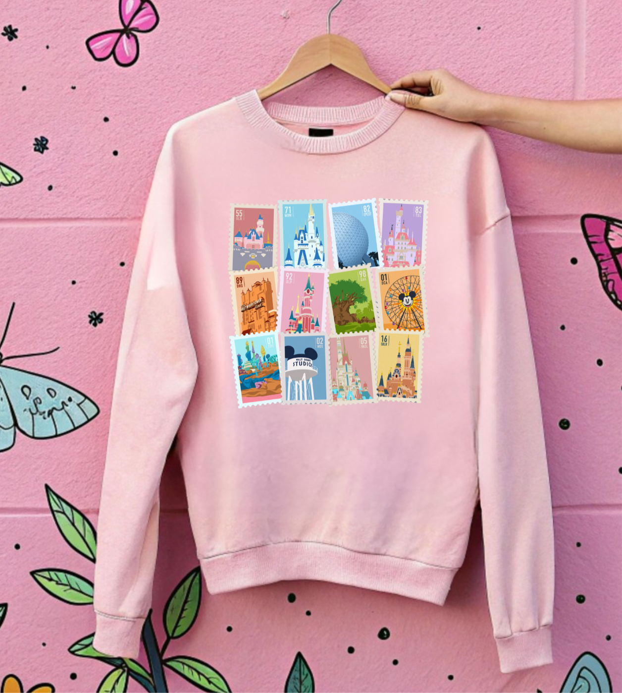 Magical Stamps Crewneck Sweatshirt