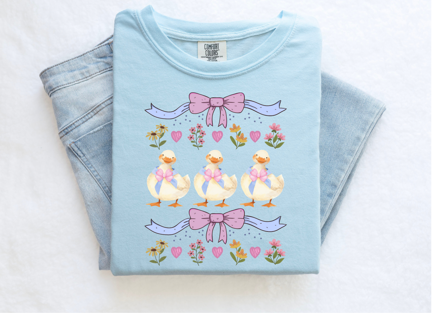 Coquette Goose Bow Shirt