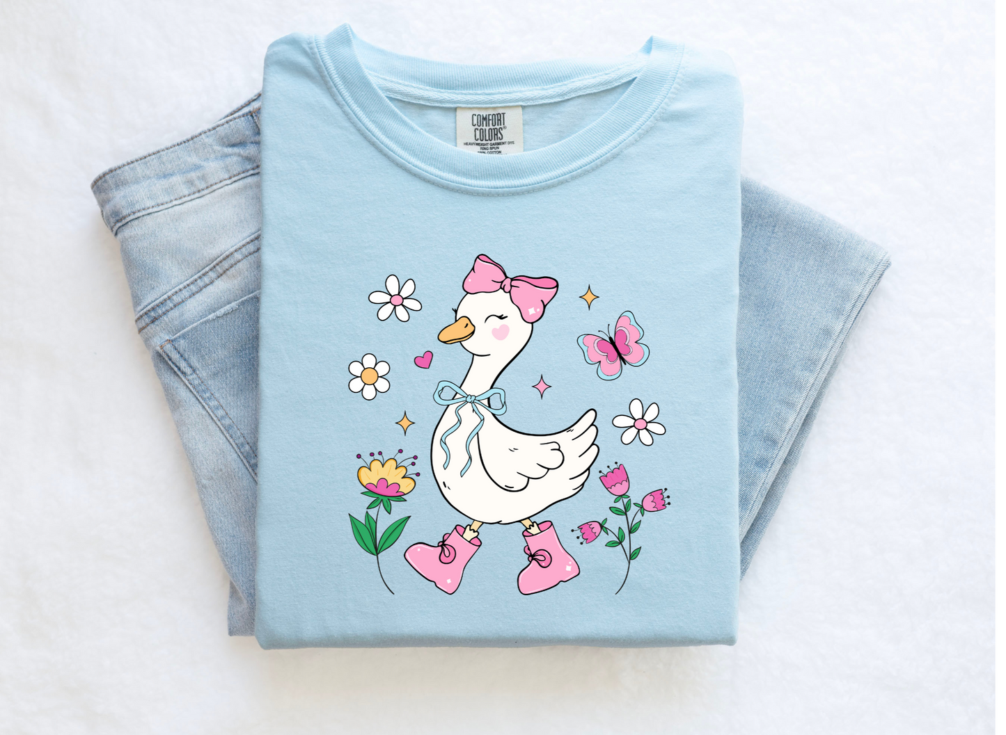 Coquette Goose Bow Shirt