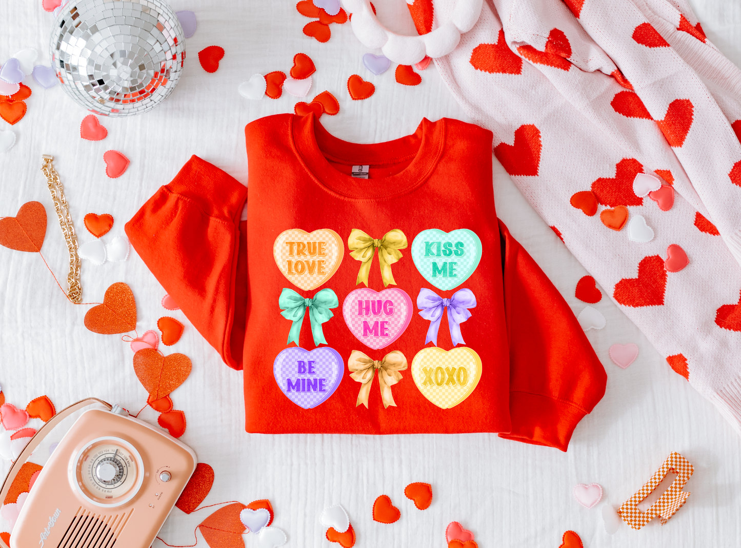 Candy Hearts Sweatshirt
