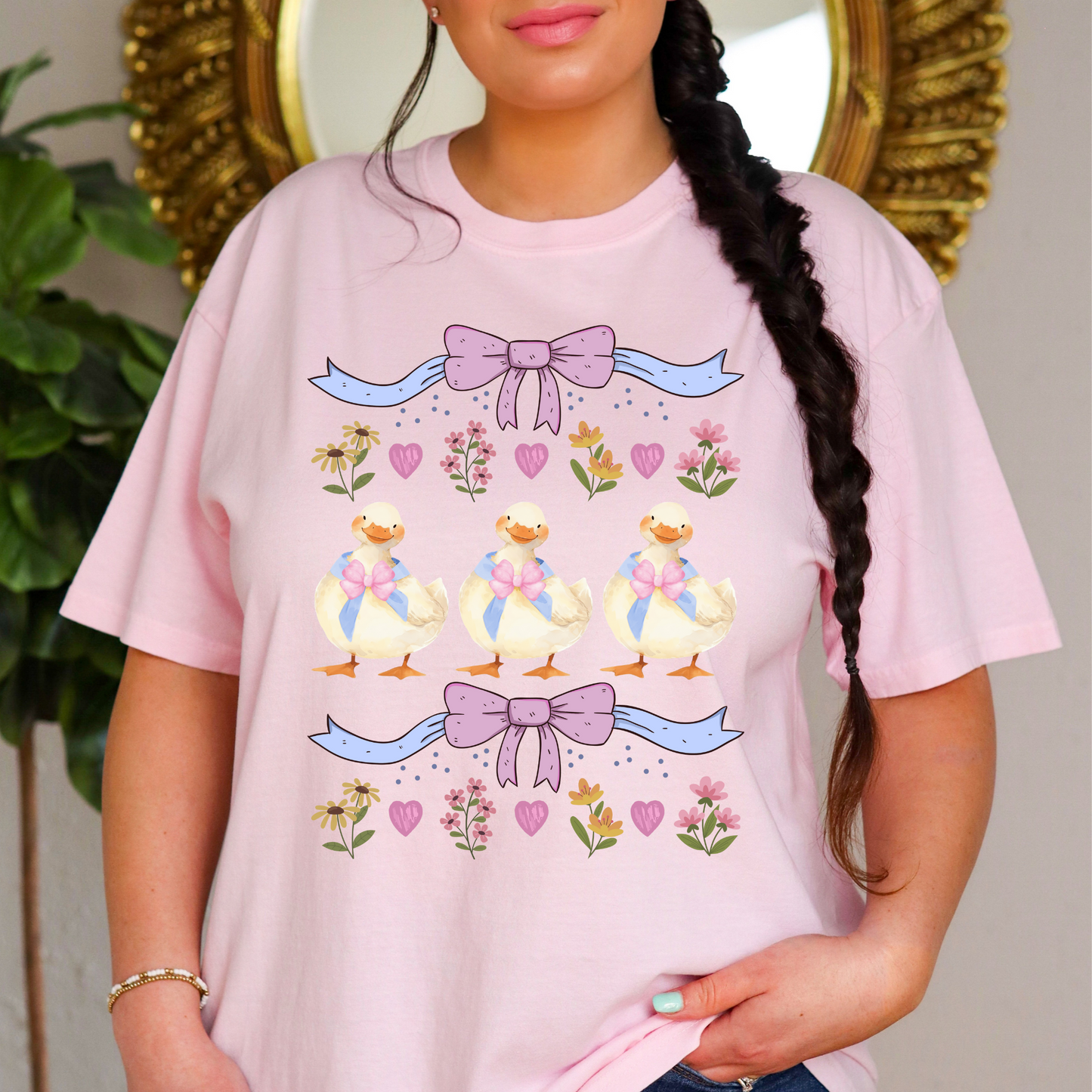 Coquette Goose Bow Shirt