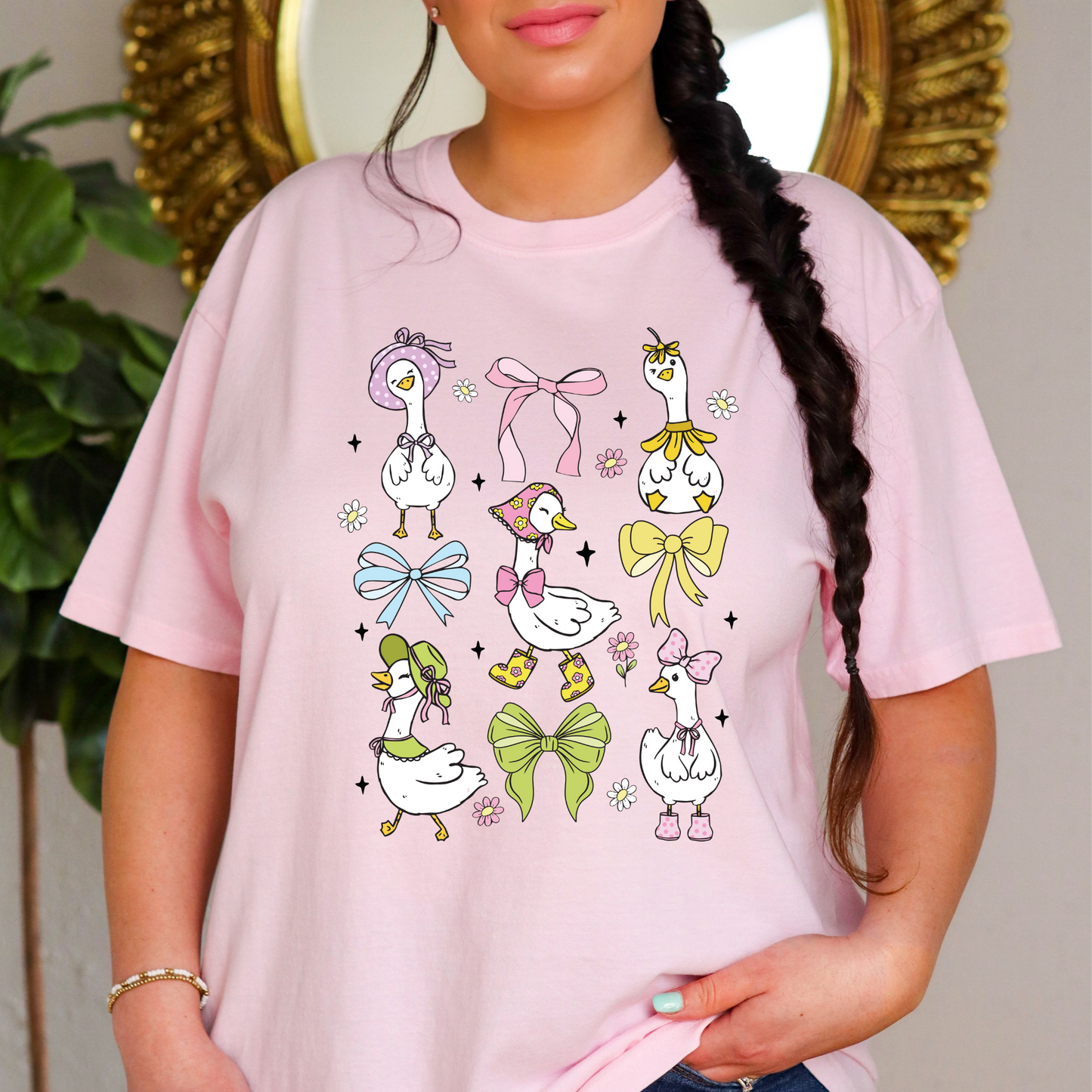 Coquette Goose Bow Shirt