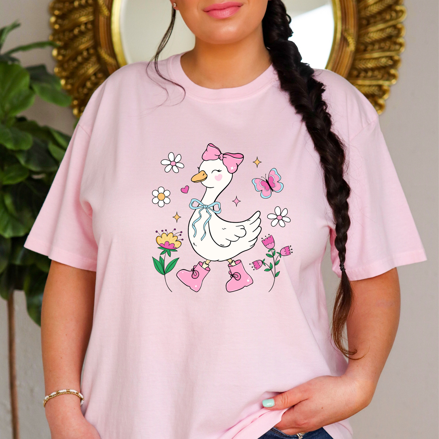 Coquette Goose Bow Shirt