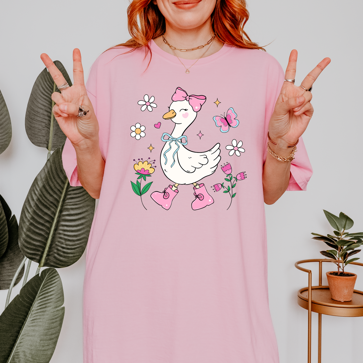 Coquette Goose Bow Shirt
