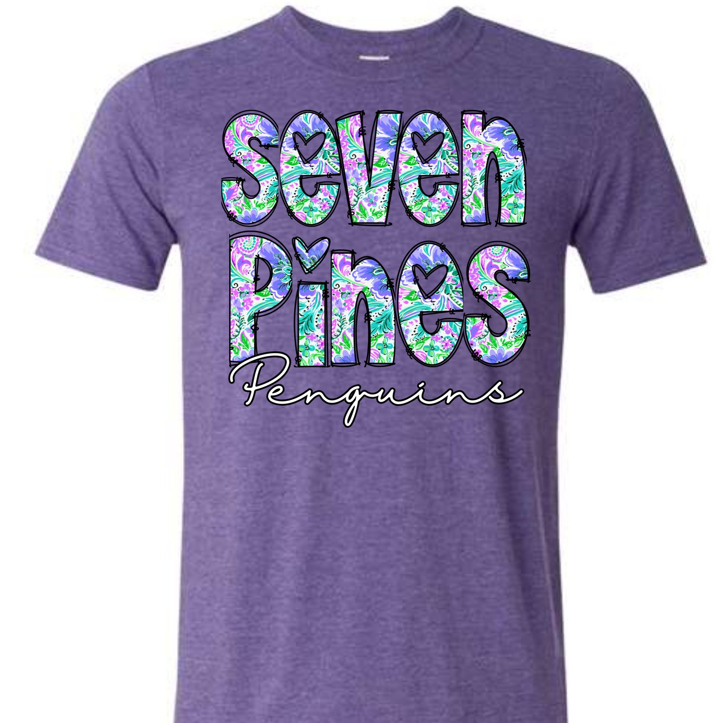 Seven Pines Elementary School Shirt Design 17