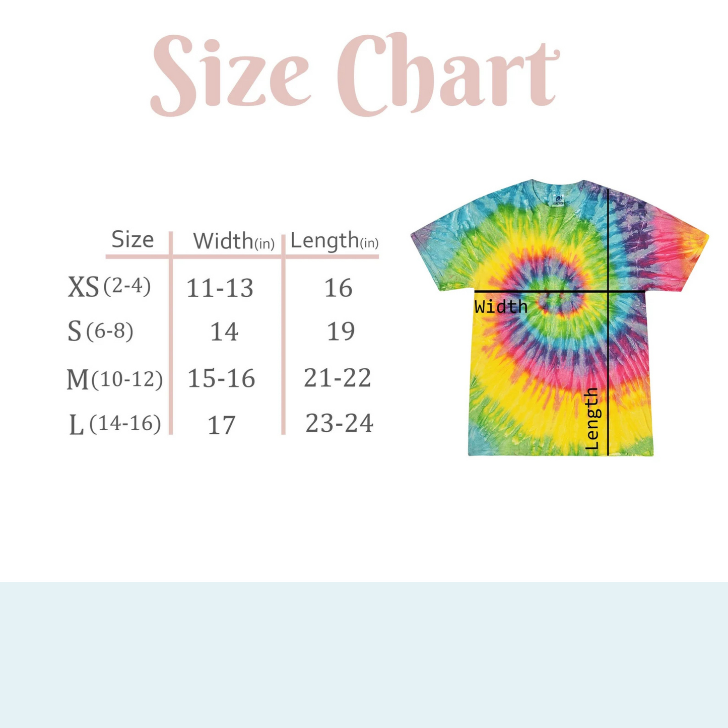 Love you to Neverland tiedye
