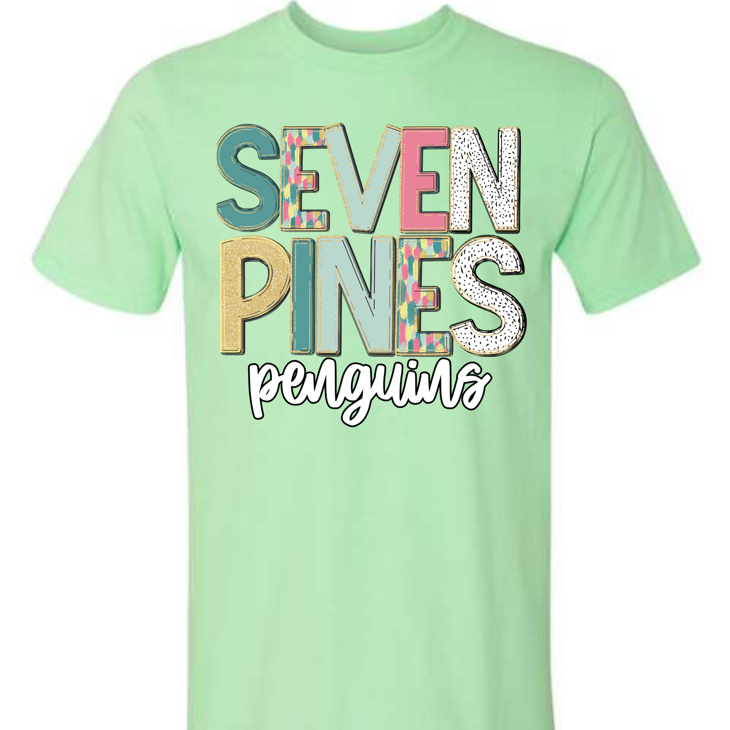 Seven Pines Elementary School Shirt Design 18