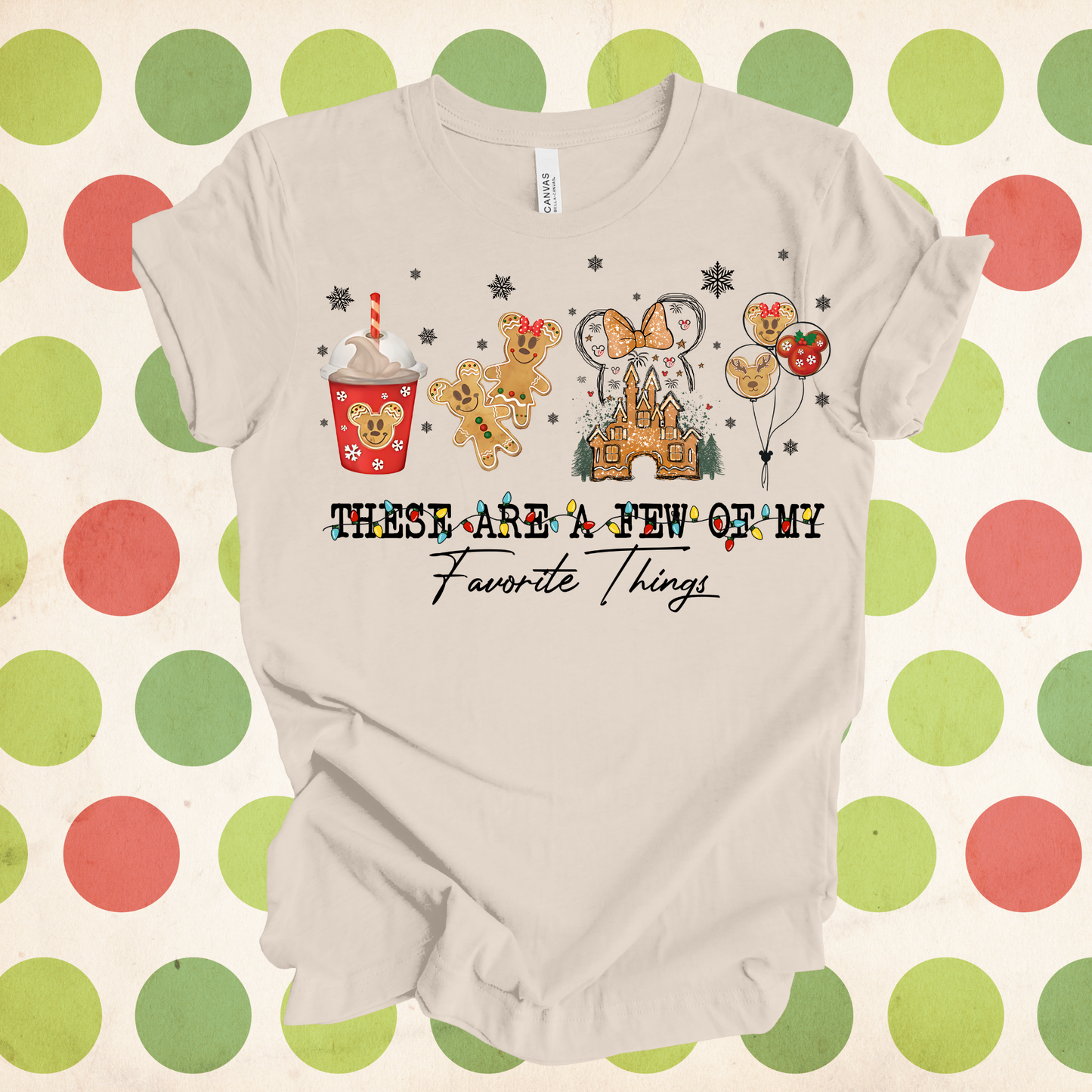 Favorite Things Gingerbread Shirt for Kids & Adults