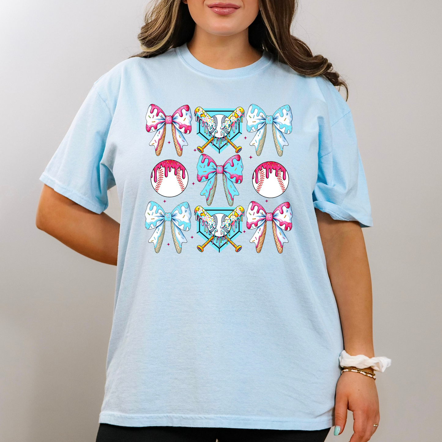 Coquette Baseball Drip Shirt