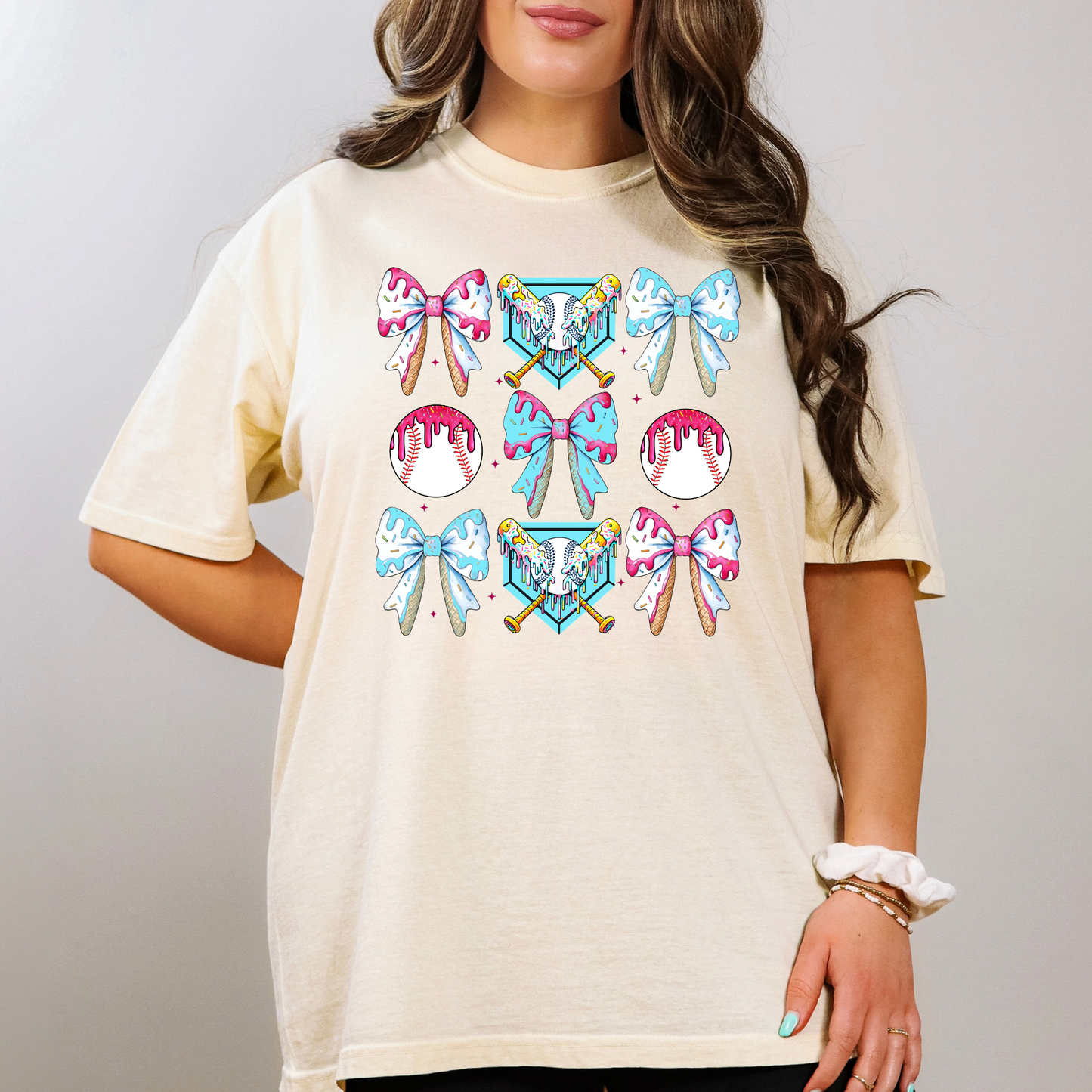 Coquette Baseball Drip Shirt