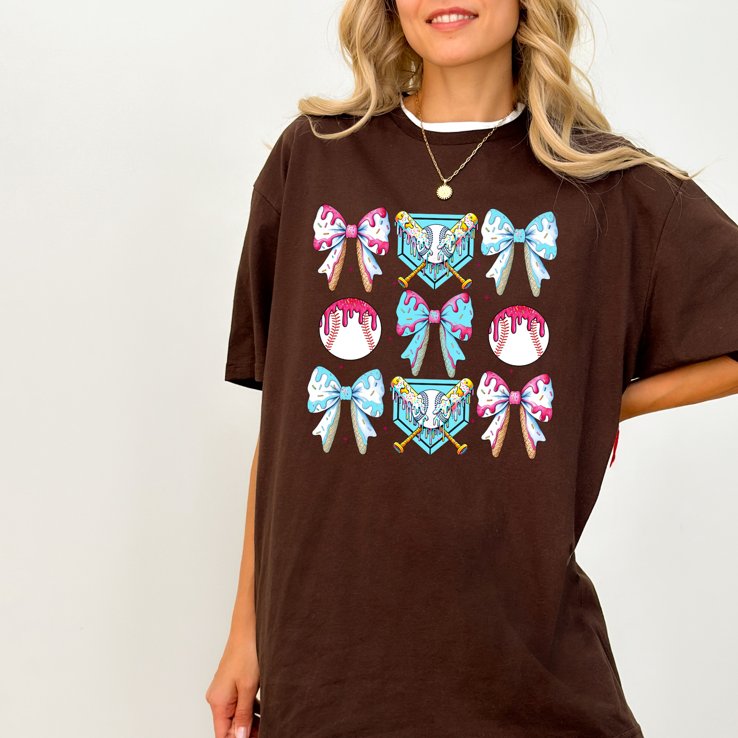 Coquette Baseball Drip Shirt