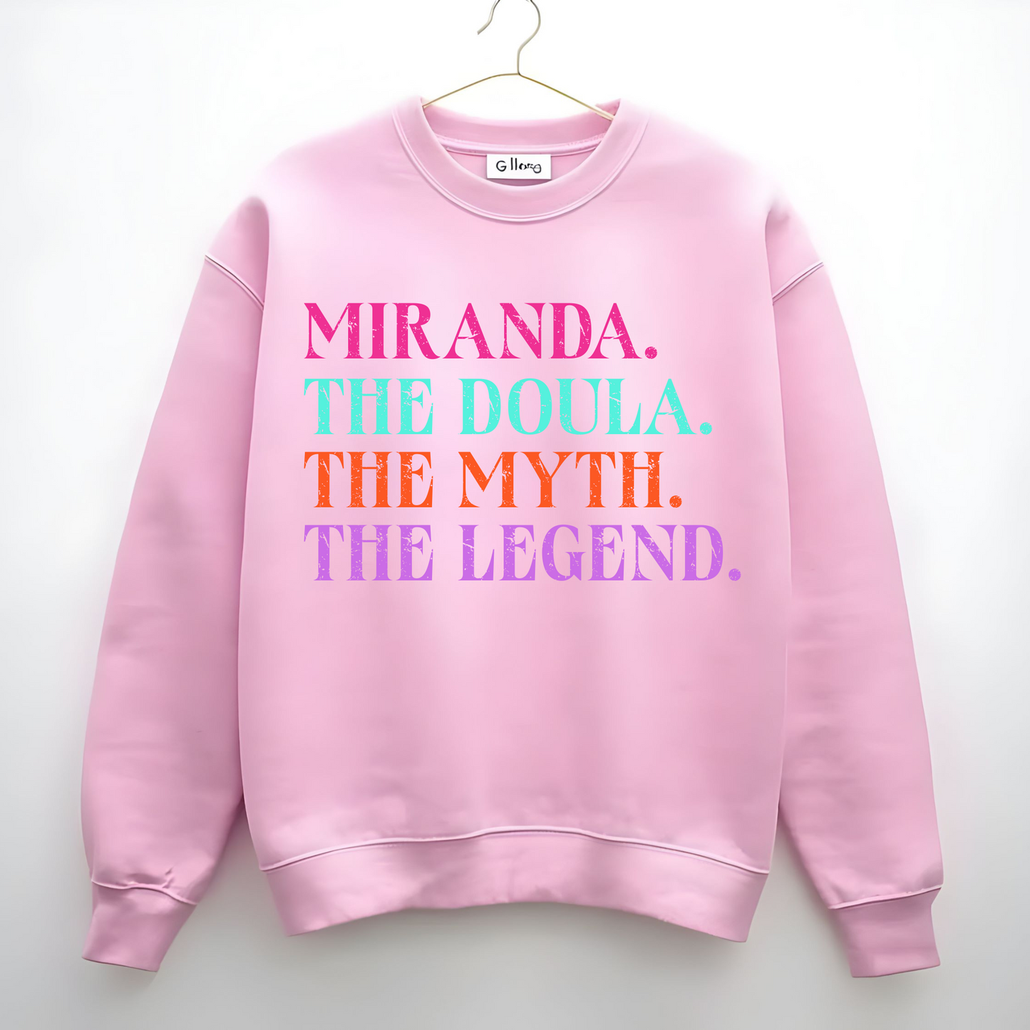 Custom Doula Crewneck Sweatshirt