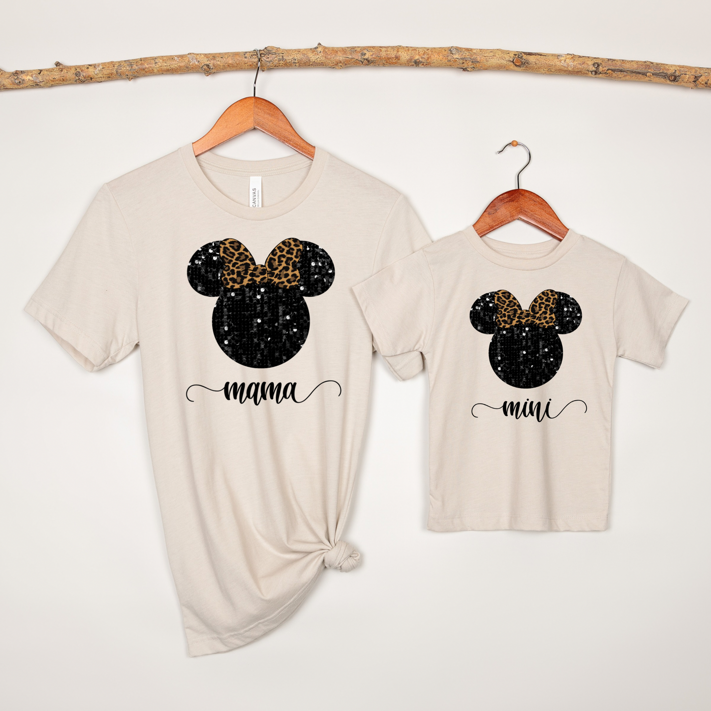 Glitter Mouse Mama Mini Shirt