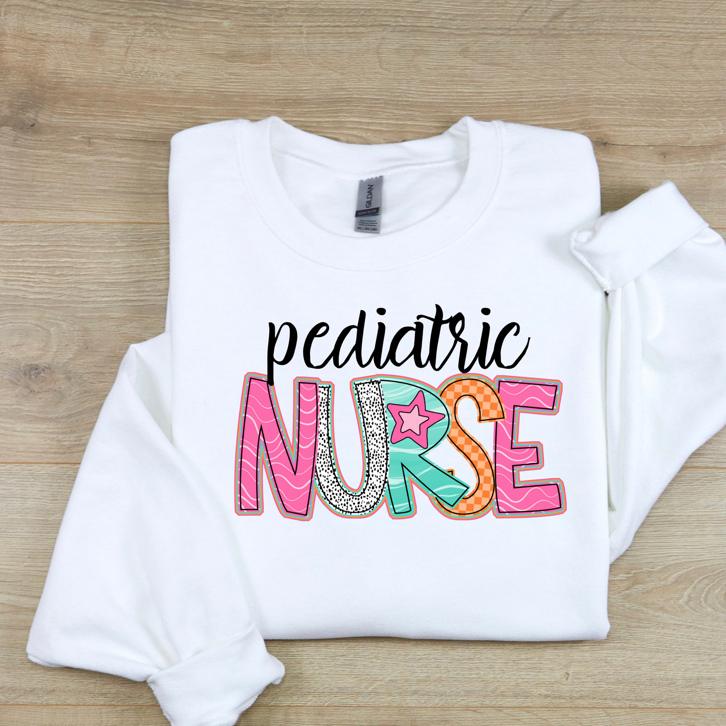 Pediatric Nurse Crewneck Sweatshirt