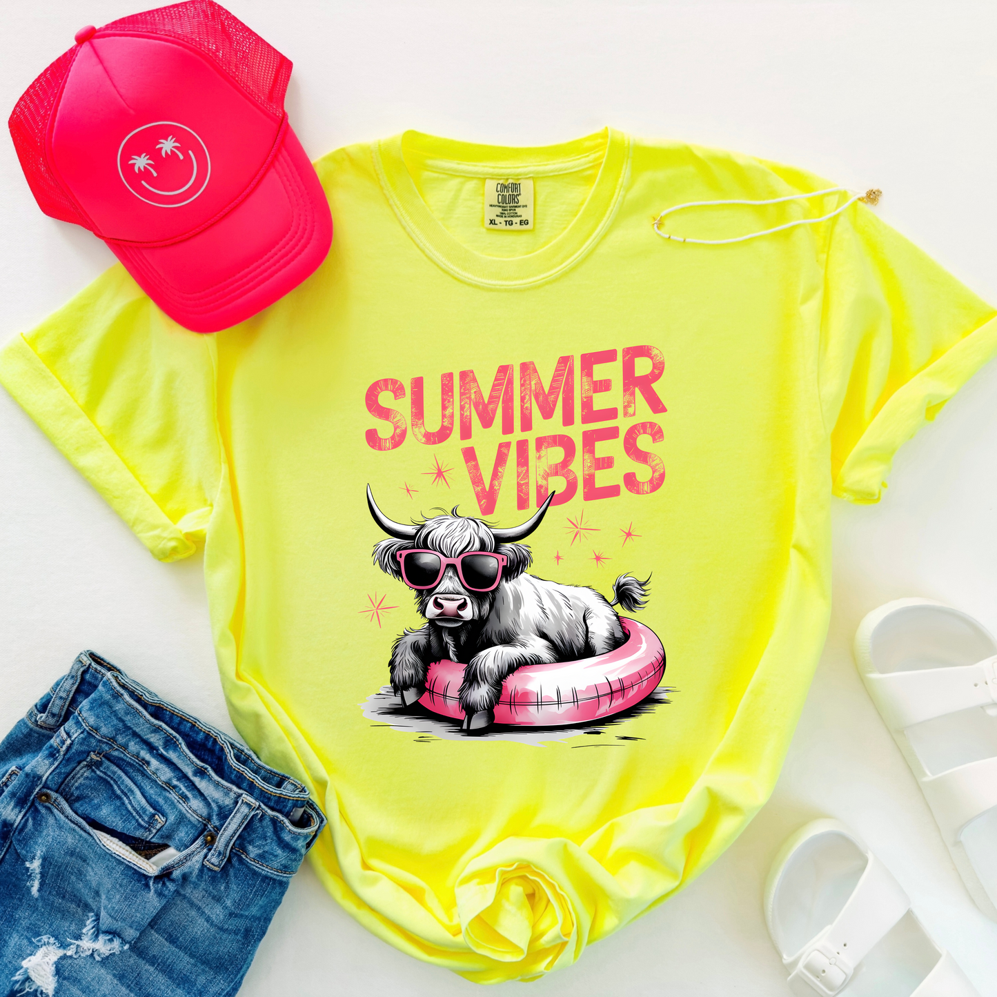 Summer Highland Cow Shirt