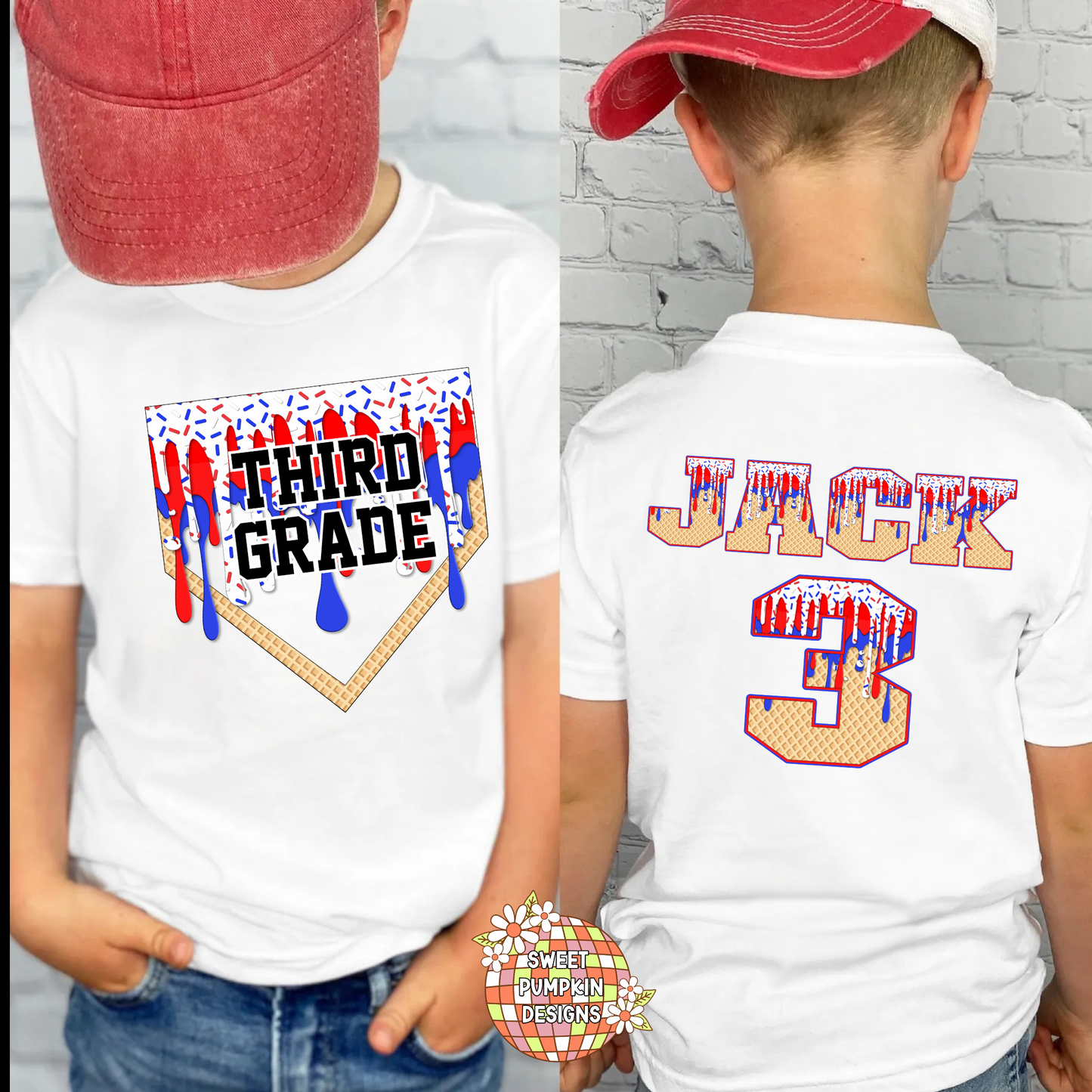 Ice Cream Drip Back to School Shirt for Kids - DRY FIT youth sizes