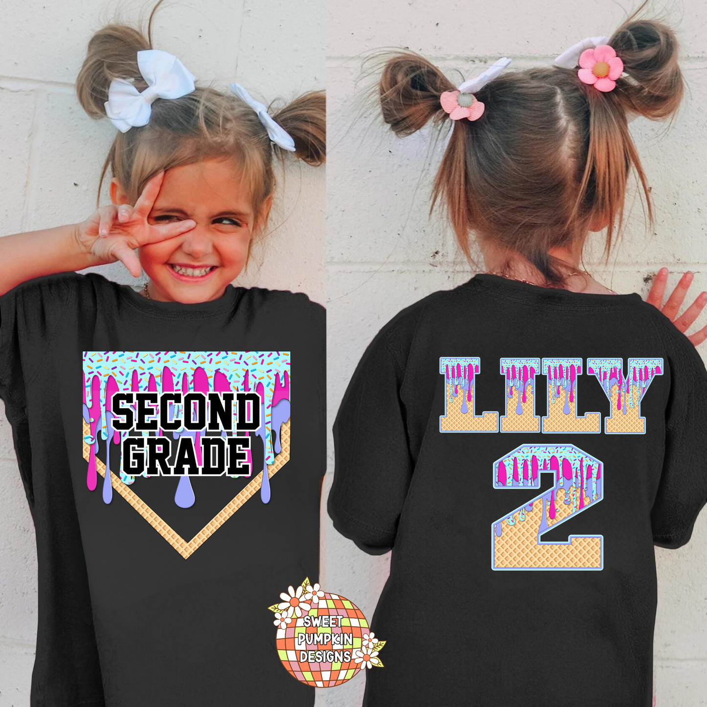 Ice Cream Drip Back to School Shirt for Kids - DRY FIT youth sizes