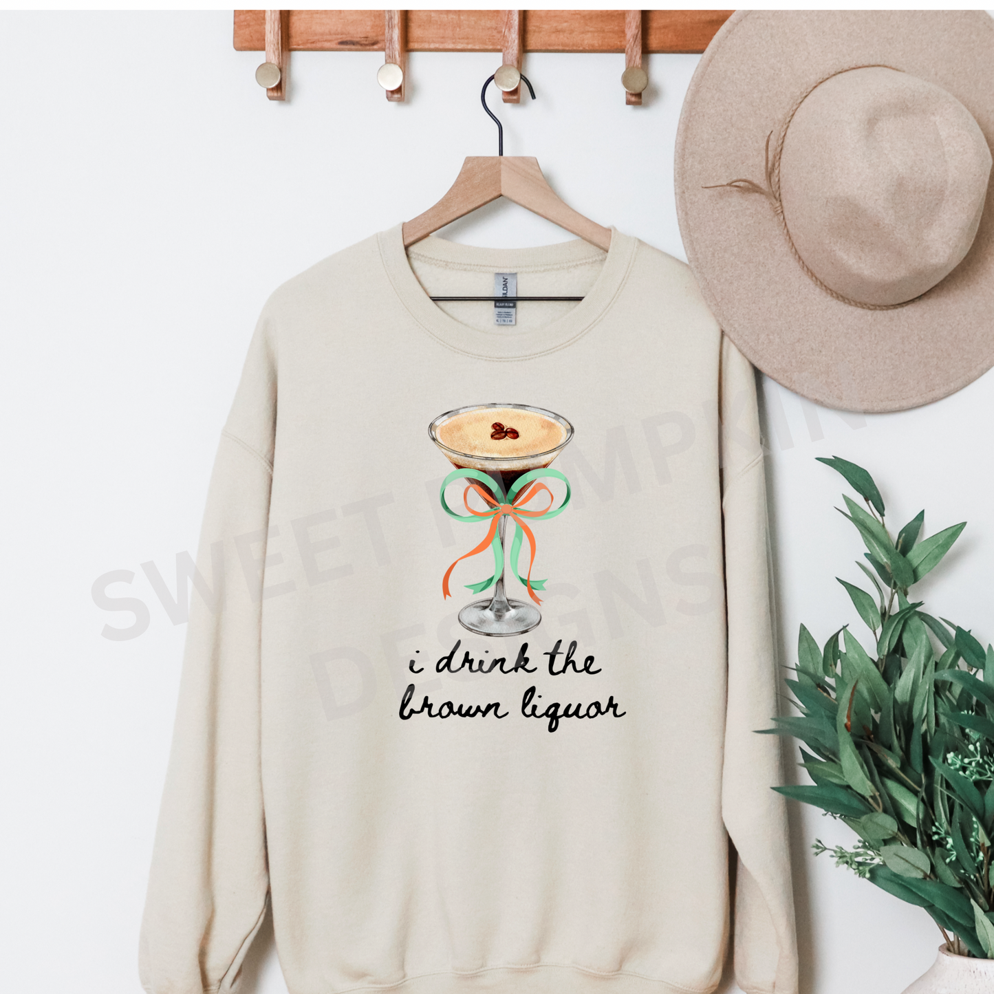 Brown liquor espresso martini SWEATSHIRT
