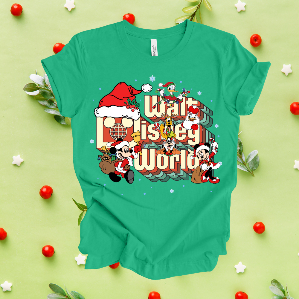 Christmas WDW Shirt for Kids and Adults