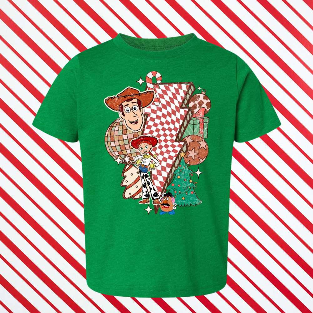 Retro Christmas Toy Shirt for Kids