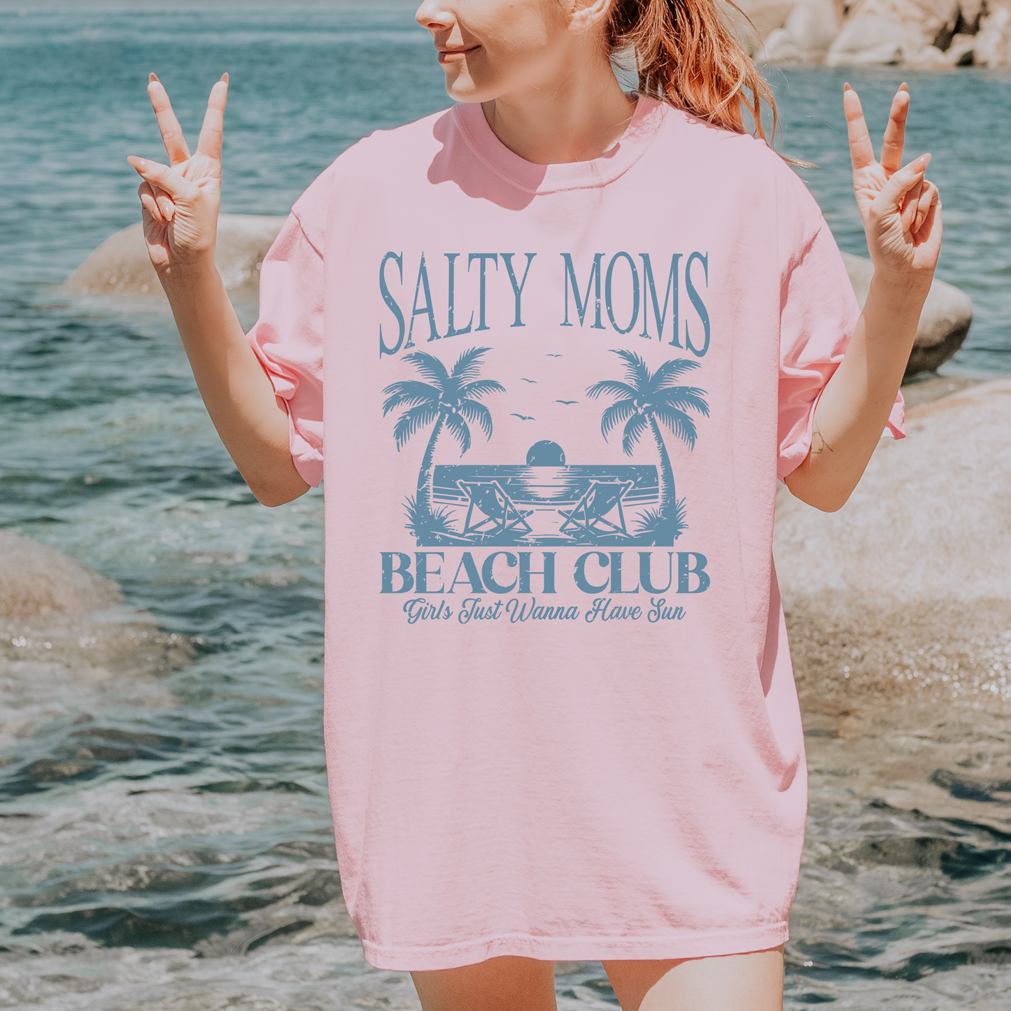 Salty Moms Beach Club Shirt