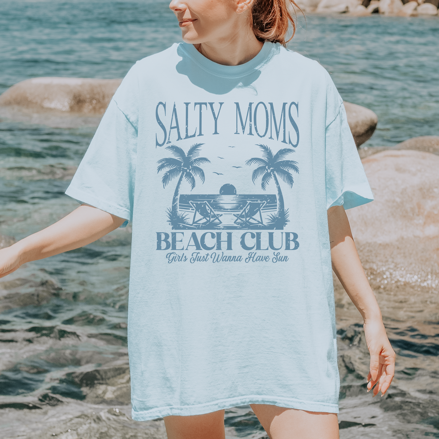 Salty Moms Beach Club Shirt