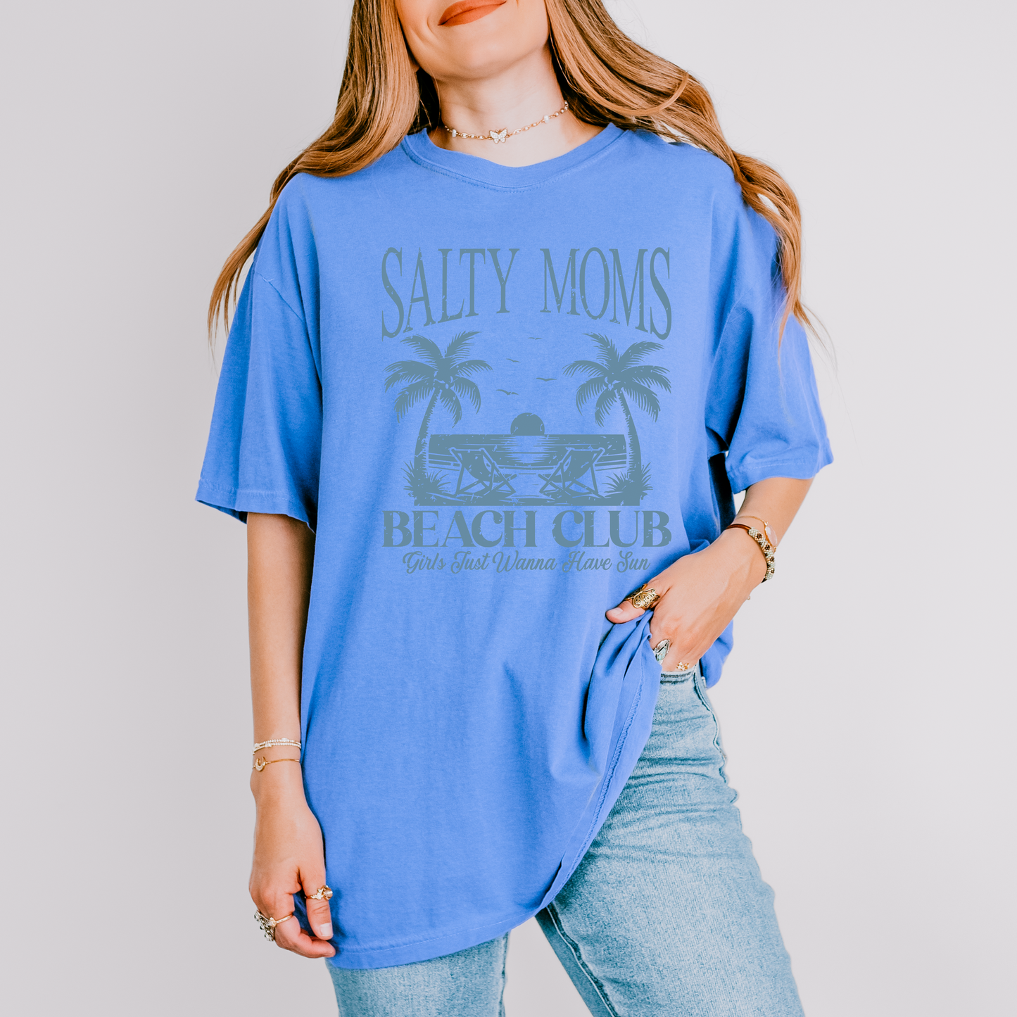 Salty Moms Beach Club Shirt