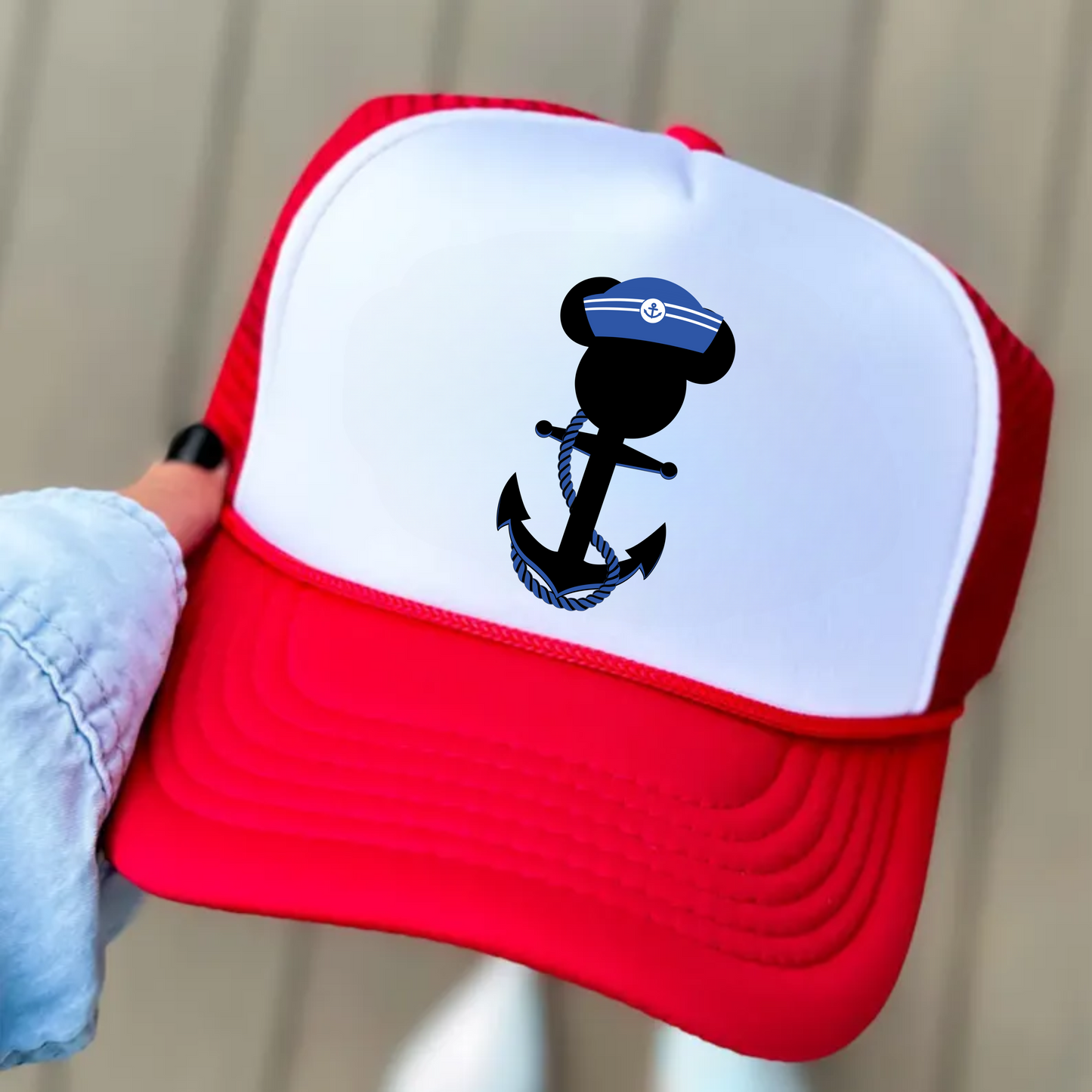 Anchor Cruise Mouse Trucker Hat