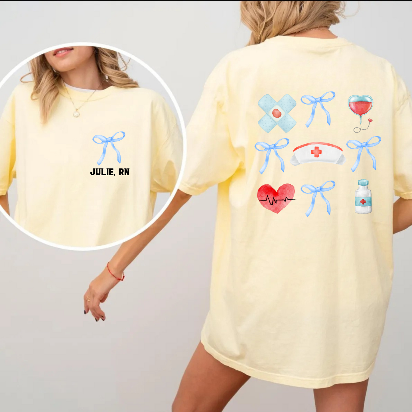 Custom Nurse Comfort Colors Shirt