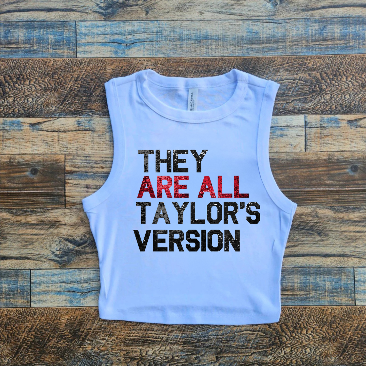 They Are All TV Crop Tank