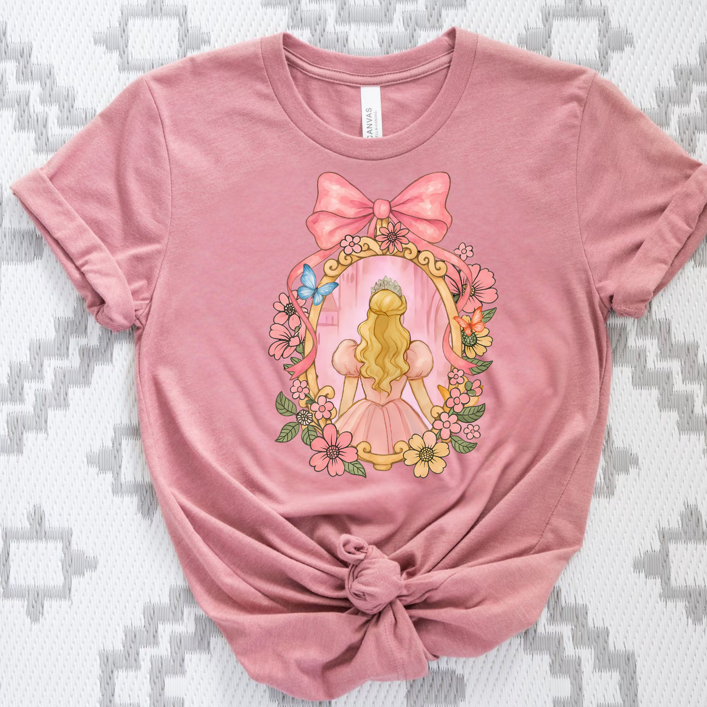Pink Good Witch Mirror Shirt | Bella Canvas