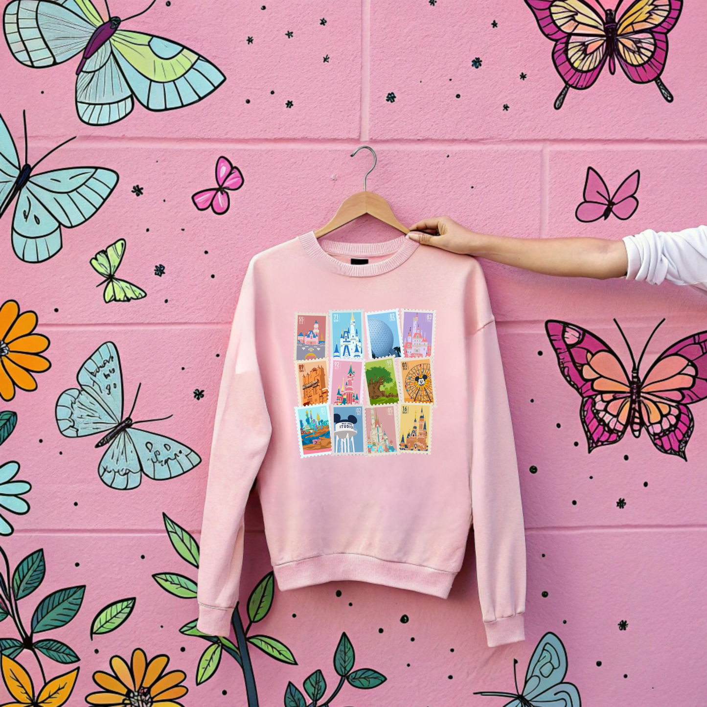 Magical Stamps Crewneck Sweatshirt
