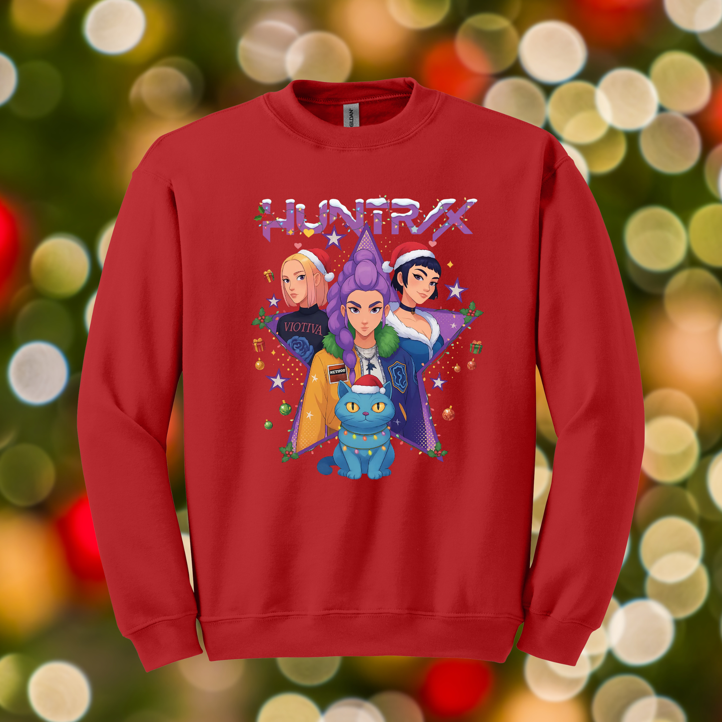 K-pop Christmas Sweatshirt Design 6 for Youth and Adults