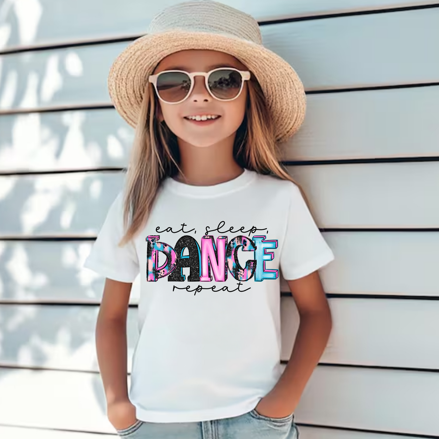 Eat Sleep Dance Repeat Shirt for Girls