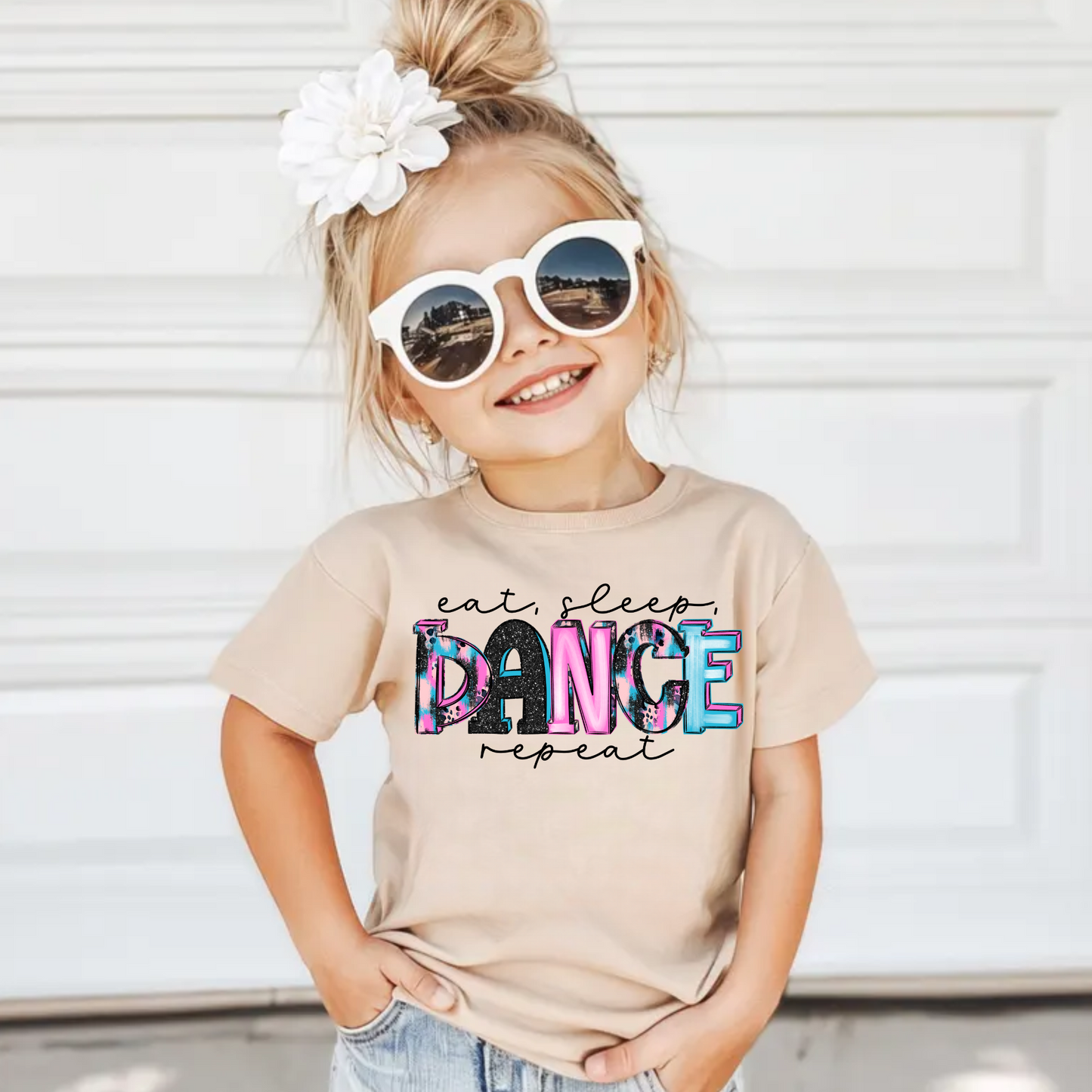 Eat Sleep Dance Repeat Shirt for Girls