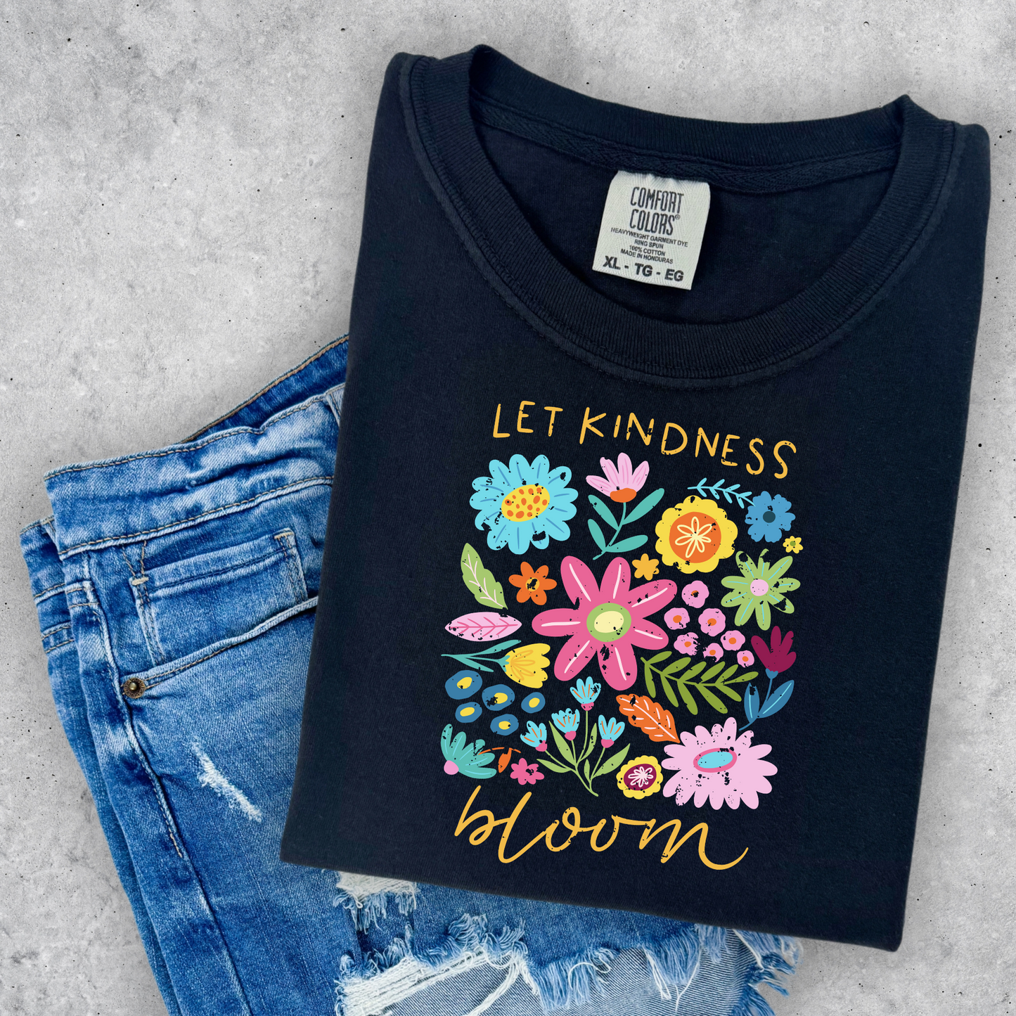 LET KINDNESS BLOOM - TEACHER SHIRT
