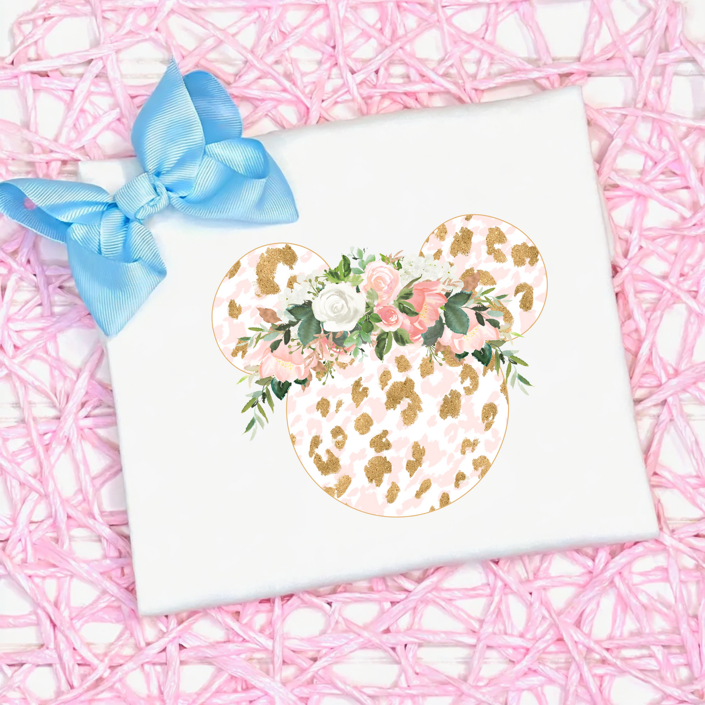 Leopard Print Mouse Shirt for Kids