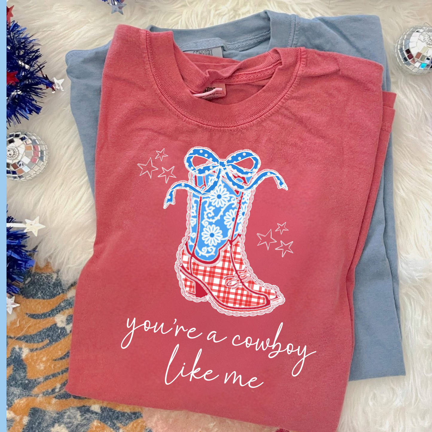 Cowboy Like Me Patriotic Shirt