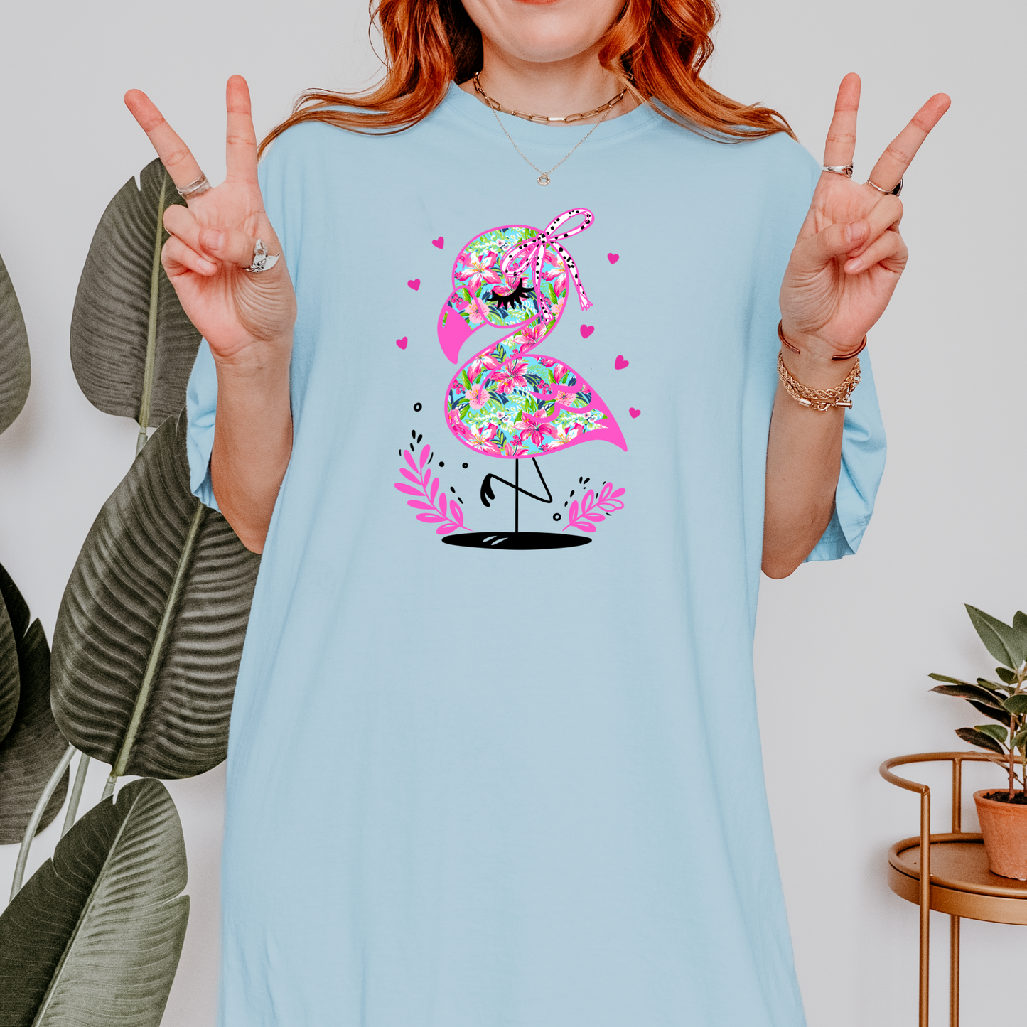 Preppy Flamingo Shirt