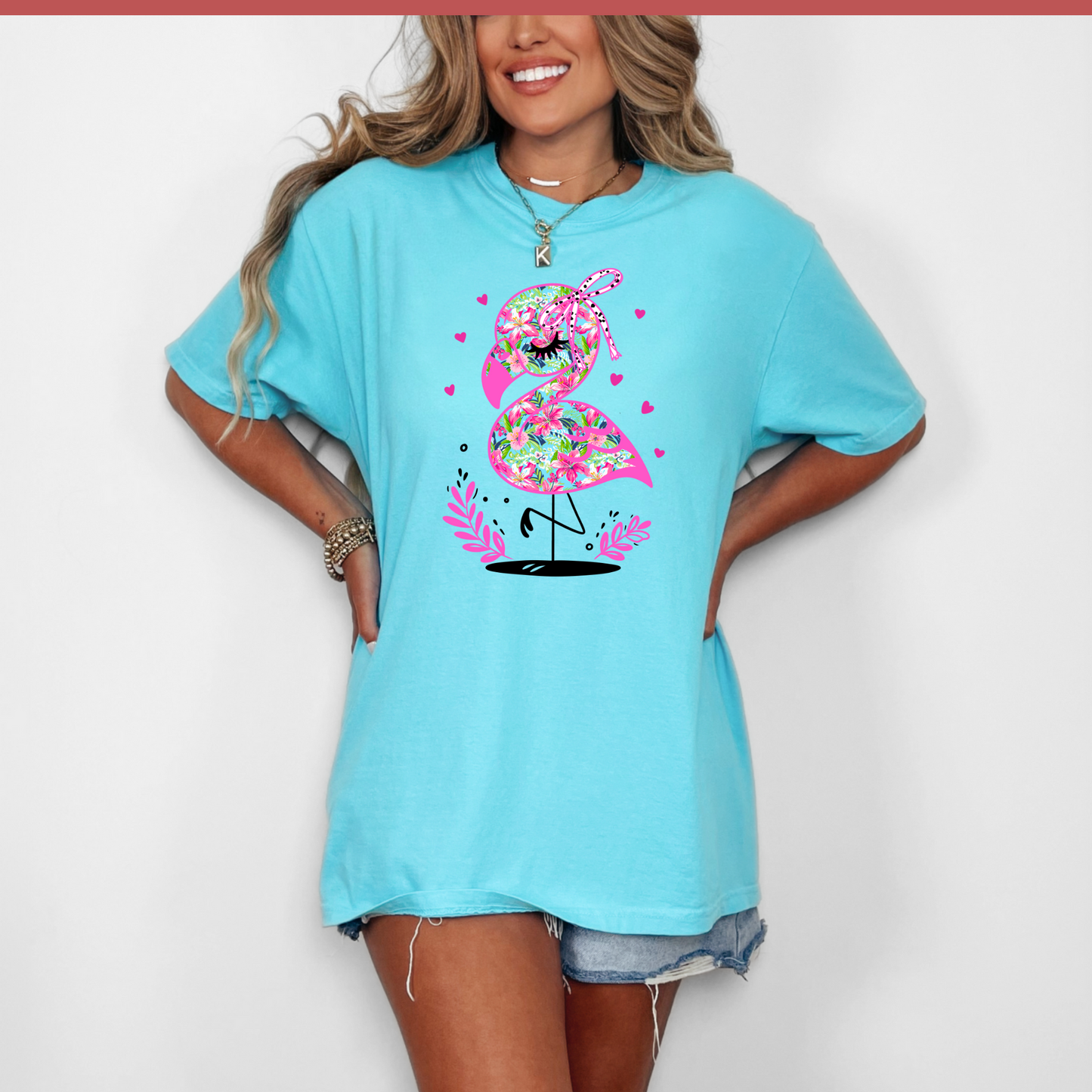 Preppy Flamingo Shirt