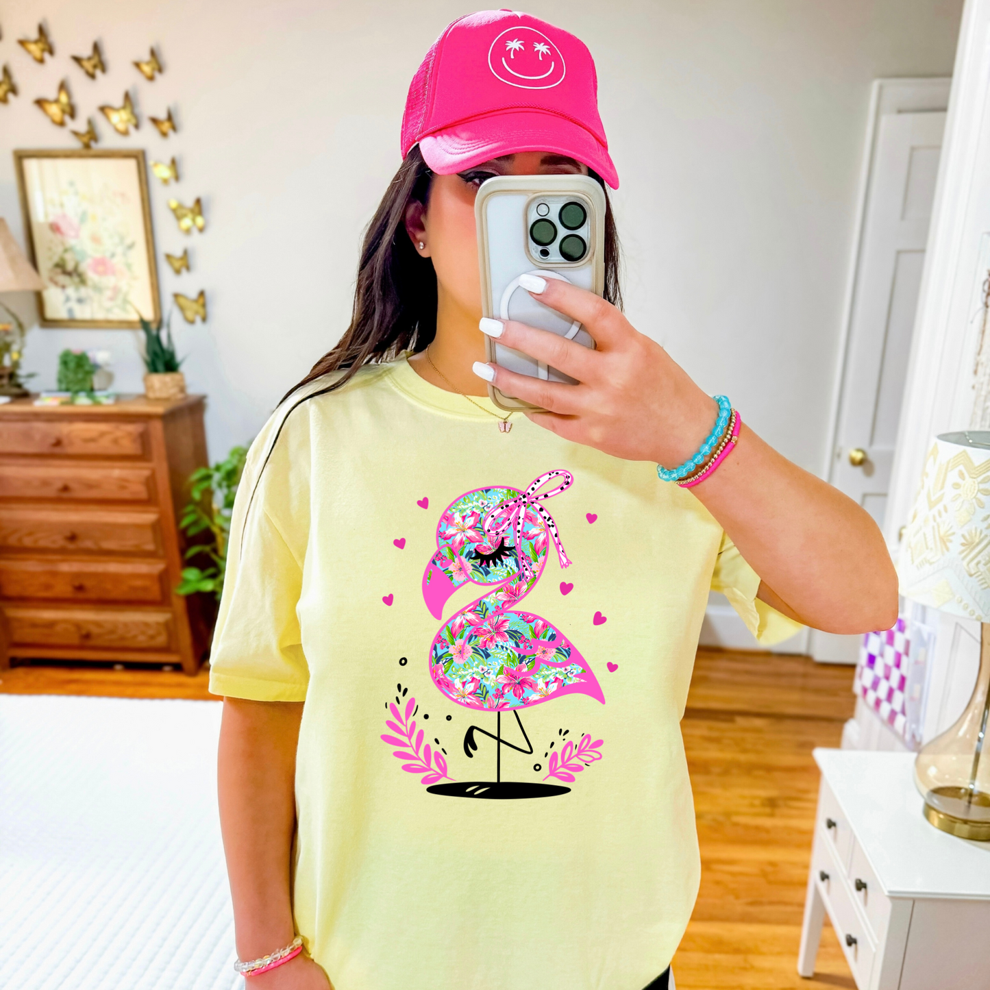 Preppy Flamingo Shirt