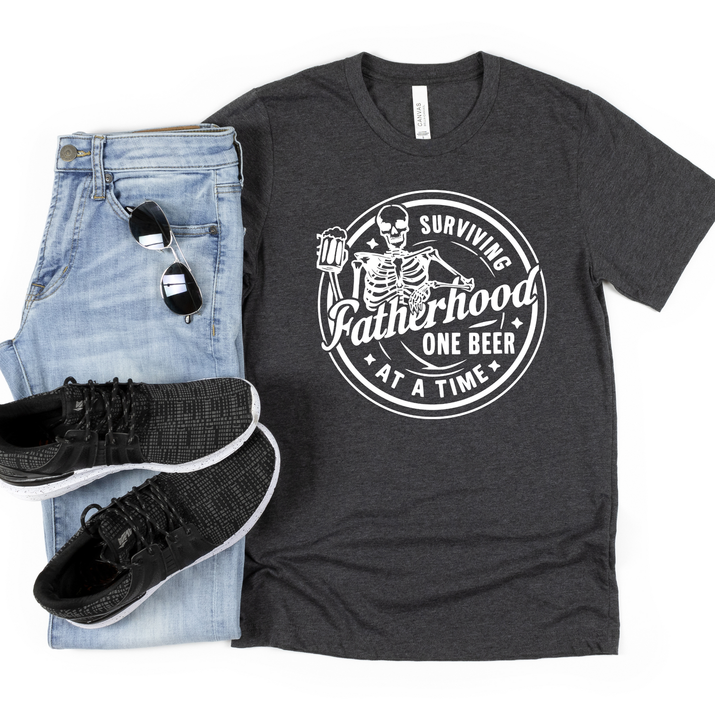 Surviving Fatherhhod One Beer At A time Shirt