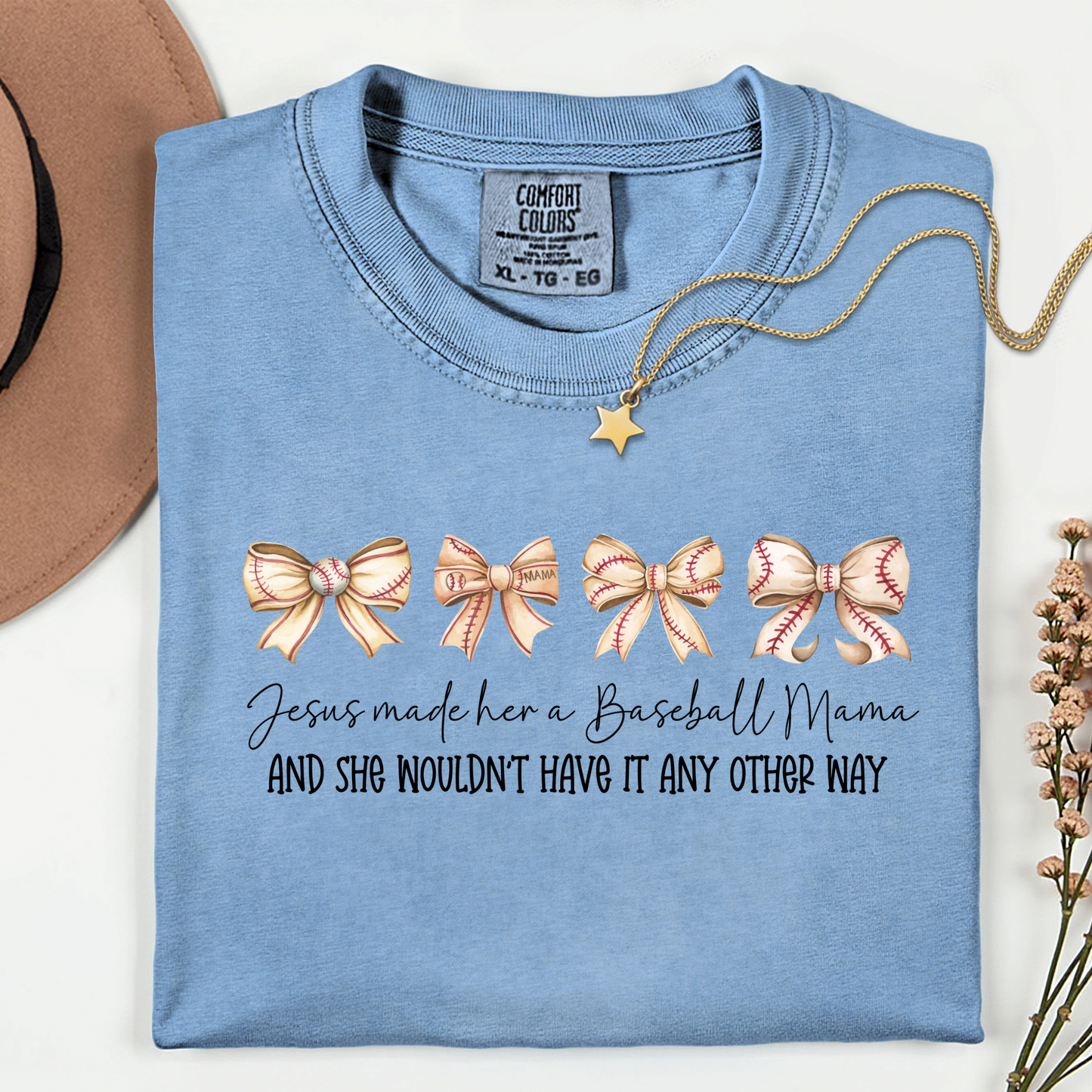 Jesus Made Her a Baseball Mama Shirt