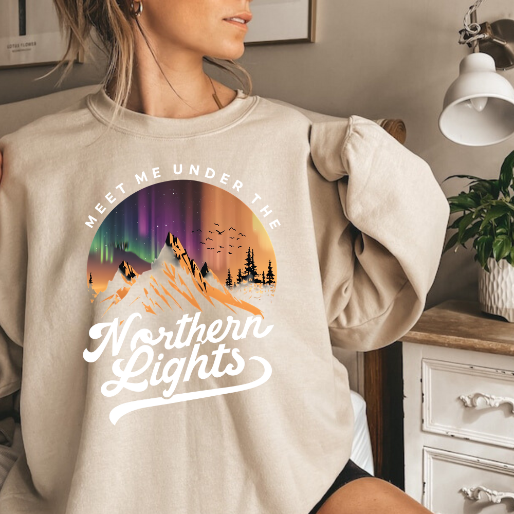 Meet Me Under The Northern Lights Crewneck