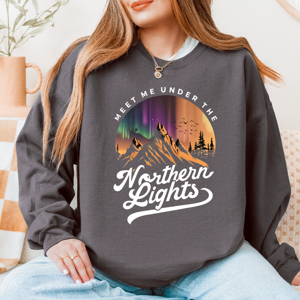 Meet Me Under The Northern Lights Crewneck
