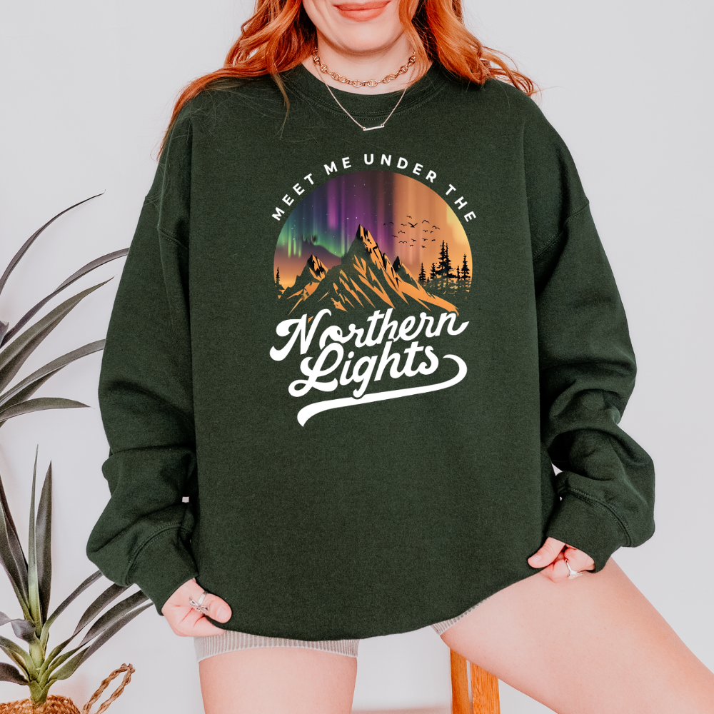Meet Me Under The Northern Lights Crewneck