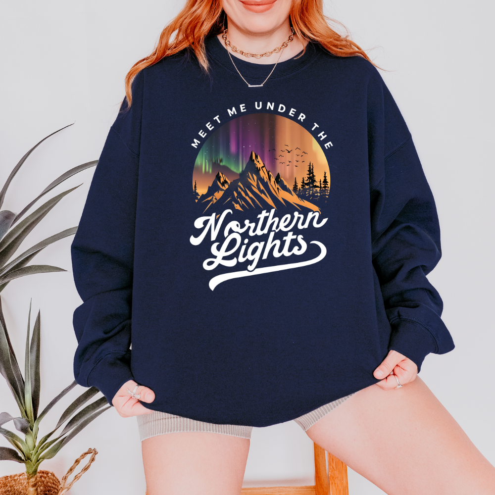 Meet Me Under The Northern Lights Crewneck