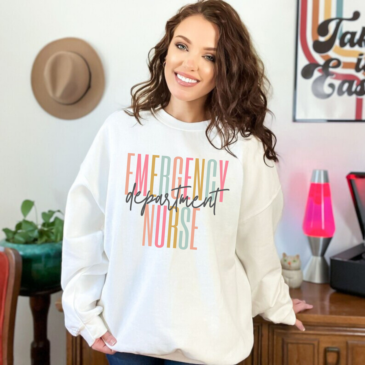 Emergency Room Nurse Sweatshirt - Nurse Appreciation Gift - RN Sweater